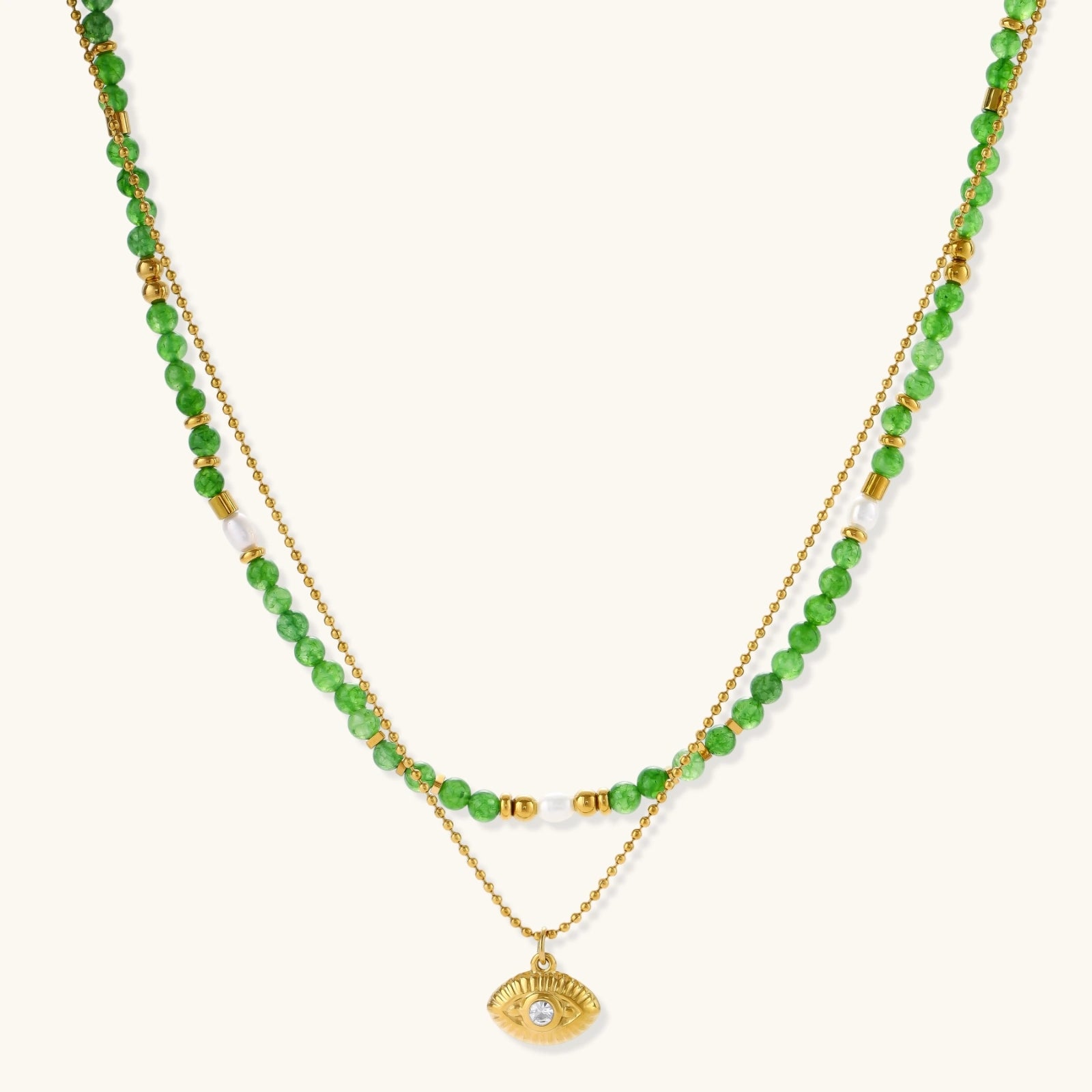 GlacierFox Elements Mystic Eye Layered Necklace