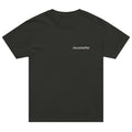 GlacierFox men’s Eternal Dreams t-shirt featuring a clean GlacierFox logo on the front and oversized streetwear fit in Washed Black