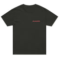 GlacierFox men’s The Pressure Built Me t-shirt featuring a colorful GlacierFox logo on the front and oversized streetwear fit in Black