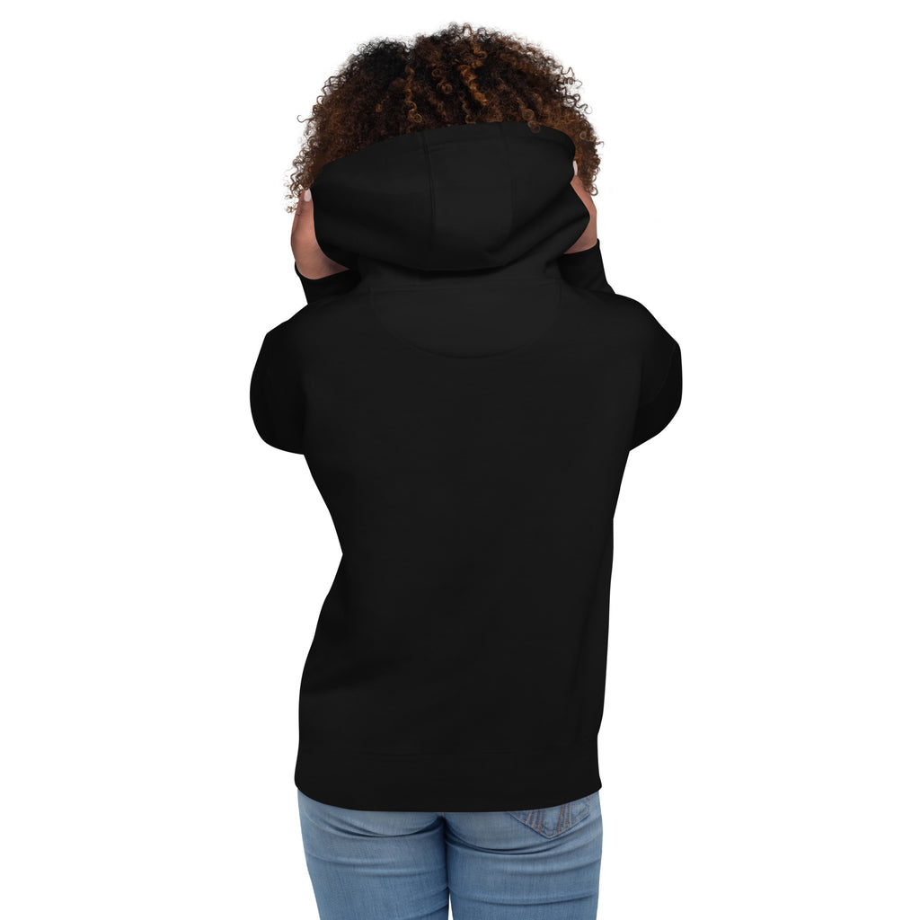 GlacierFox streetwear hoodie featuring Slam Dunk Gilbert the GlacierFox graphic representing modern urban fashion and ambition in black