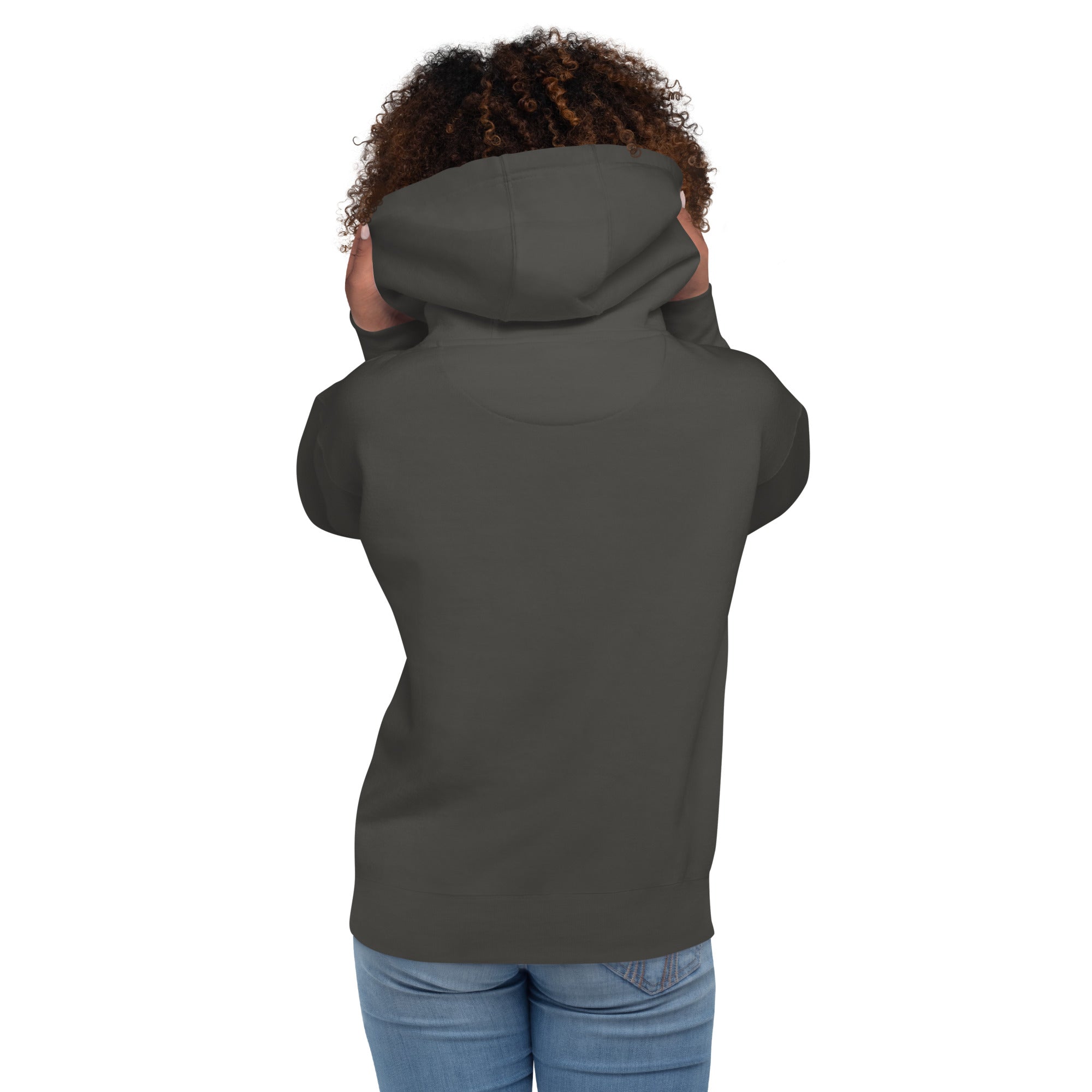 GlacierFox streetwear hoodie featuring Slam Dunk Gilbert the GlacierFox graphic representing modern urban fashion and ambition in vintage black